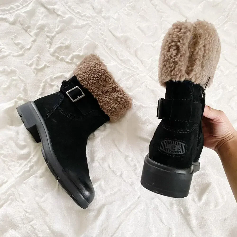 Ugg Harrison Cuff Boots Size 6 New